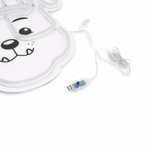 Riputatav Paw Patrol LED-neoonvalgusti pleksiklaasil – Rubble OW-130446