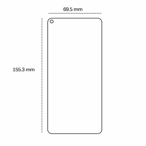 Защитное стекло 2,5D Oppo A94 5G / A95 5G / F19 Pro Plus 5G / Reno 5Z / Reno 5Z 5G