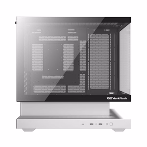 Darkflash F1 computer ümbris (Valge) + 6 ARGB fans