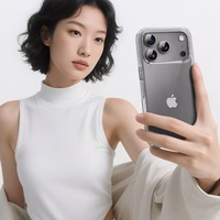 Rock Crystal Shield Series Ümbris jaoks Iphone 17 läbipaistev