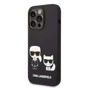Karl Lagerfeld KLHMP14LSSKCK iPhone 14 Pro 6.1 "hardcase must / must Liquid Silicone Karl & Choupette Magsafe