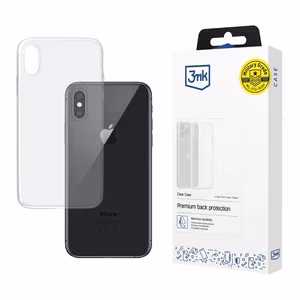 3mk Clear Case ümbris iPhone X jaoks – läbipaistev
