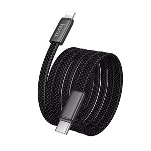 Flat Kaabel USB C to Lightning Hoco PD 30W 1 m X125 must