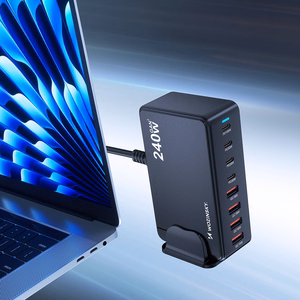 Wozinsky WSL-240 GaN QC3 Зарядная станция 200W, чёрный