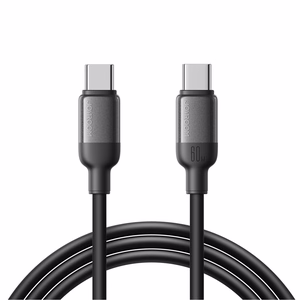 Joyroom S-A62 Lively Series 60W USB-C - USB-C kaabel 1.2 m - must