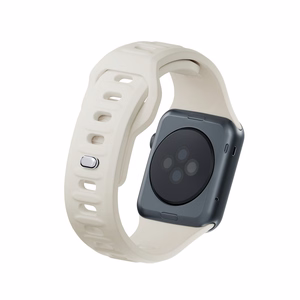 3mk silikoonrihm Apple Watchile, 38/40/41/42 mm, Nude, väike suurus
