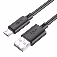 Kaabel USB A to Micro USB Hoco 2,4A 1 m X88 must
