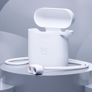 3mk Silicon AirPods Ümbris jaoks AirPods 2 - valge
