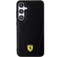Ferrari Hot Stamp V Lines MagSafe ümbris jaoks Samsung Galaxy S24+ - must
