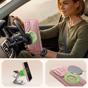 Tech-Protect Kevlar MagSafe 2-komplekt ümbris Samsung Galaxy S26 Ultra - roosa