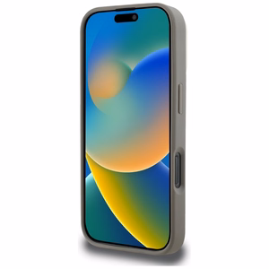 DKNY Checkered Pattern Magsafe Чехол для iPhone 16 Pro Max - бежевый