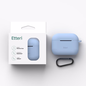 Etteri силиконовый чехол для AirPods Pro 3 голубой