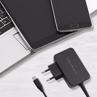 Qoltec 52386 GaN POWER PRO charger | 1xUSB-C | 65W | 5-20V | 3-3.25A | must