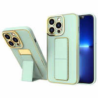Uus Kickstand Case kate Samsung Galaxy A12 5G jaoks koos statiiviga roheline