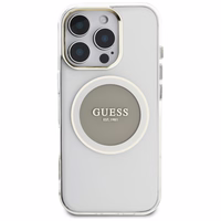 Guess IML Metal Colored Circle Classic Logo MagSafe ümbris jaoks iPhone 16 Pro - hall