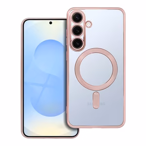 ELECTRO MAG COVER case compatible with MagSafe jaoks SAMSUNG S25 Plus rose kuldne