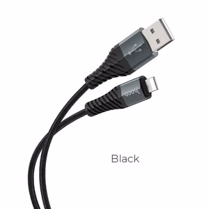 Kaabel USB A to Lightning Hoco 2,4A 1 m X38 must