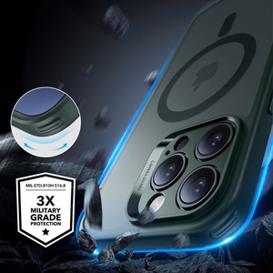ESR Classic Pro Set Halolock MagSafe Ümbris jaoks iPhone 16 Pro Max - roheline