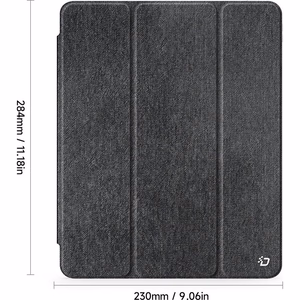 DUX DUCIS чехол UNID складной с отделением для стилуса для iPad Air 13 (2024) / iPad Pro 12.9 (2018/2020/2021/2022) чёрный