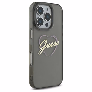 Guess IML Heart Ümbris jaoks iPhone 16 Pro - must