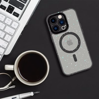 Tel Protect Magnetic Splash Frosted Ümbris jaoks Iphone 15 Pro Max must