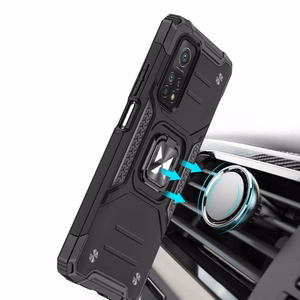 Wozinsky Ring Armor прочный гибридный чехол + магнитный держатель Mi Poco M4 Pro 5G / Redmi Note 11 5G (China) / Redmi Note 11T 5G / Redmi Note 11S 5G чёрный