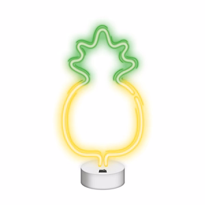 Neon LED on a stand PINEAPPLE yellow green NNE05 Neolia