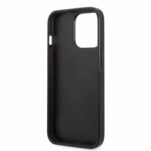 Karl Lagerfeld KLHCP13XSFMP2K iPhone 13 Pro Max 6.7" жёсткий чехол чёрный/чёрный Saffiano Plaque