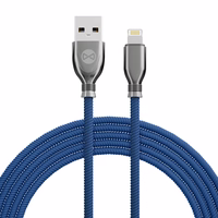 Forever Tornado USB - Lightning kaabel 1,0 m 3A tumesinine