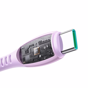 Joyroom S-A59 Vibrant Series 60W USB-C - USB-C Kaabel 1.2m - lilla
