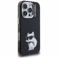 Karl Lagerfeld IML Aquarelle Choupette & Logo Ümbris jaoks iPhone 16 Pro Max - must