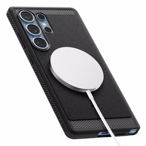 Spigen Rugged Armor Mag Ümbris jaoks Samsung Galaxy S25 Ultra - must