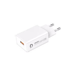Laadija Denmen (DC01) (1xUSB 2.4A) valge