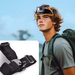 TECH-PROTECT GA100 крепление на голову GOPRO / DJI черный