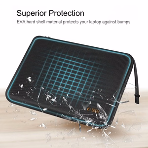 Tech-Protect Hardpouch jaoks 15-16 Laptops - must and oranž