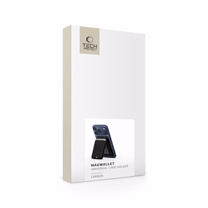 TECH-PROTECT MAGWALLET STAND MAGSAFE UNIVERSAL MAGNETILINE KAARDIHOIDJA CARBON
