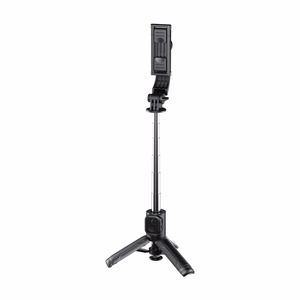 XO SS39 Bluetooth selfipulk-statiiv, must, eemaldatava telefonihoidikuga, 70cm
