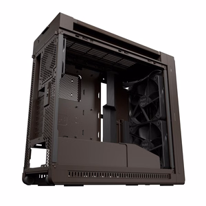 ASUS ProArt PA602 Wood Edition metallpaneeliga Midi Tower korpus, Retro Brown