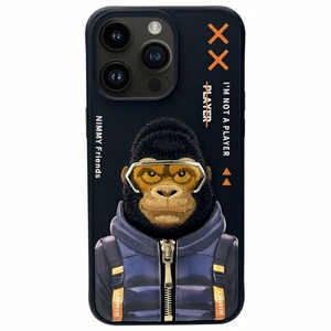 NIMMY чехол COOL&CUTE 2.0 Monkey для iPhone 15 Pro Max чёрный