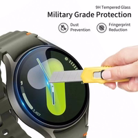Tech-Protect Glass Fit+ 2-pack karastatud klaas jaoks Samsung Galaxy Watch 8 40mm - läbipaistev