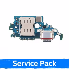 Charging Port Ühildub Samsung G991 S21 Koos Flex / Plata (Service Pack)