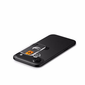 Spigen Optik Pro GLAS.TR ”EZ FIT” Camera Cover 2-pack for iPhone Air - Silver