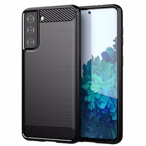CARBON ümbris jaoks SAMSUNG S21 FE must