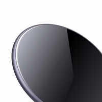 Crong PowerSpot Fast juhtmevaba laadija – Aluminum 15W USB-C Qi juhtmevaba laadija with Tempered Glass Cover (Shadow must)