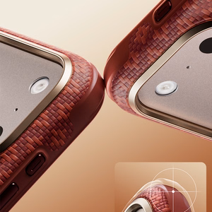 Benks ArmorGrid Edge X9 Air Navigator Kevlar-ümbris (C.K.FL.AP.RD.X070) iPhone 18 Pro Max/17 Pro Max telefonile, punane (Sawy Red)