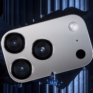 Benks Tempered glass Glass Warrior Lens Protector on camera jaoks Iphone 17 Pro/17 Pro Max (lens 3 pieces) silver