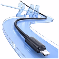 USAMS kaabel KY Series US-SJ689 2.4A USB-A Lightning 1m valge