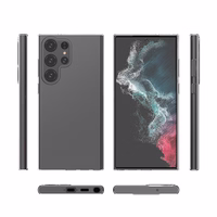 Ultra Clear 0.5mm ümbris Samsung Galaxy S23 Ultra thin cover läbipaistev