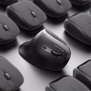 Wozinsky WWM-1076 Wireless Vertical Ergonomic Mouse 3600 DPI - Black