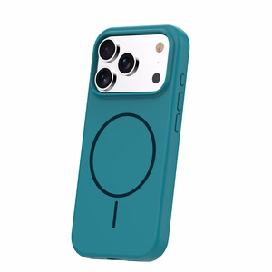 Silicone Thin Mag ümbris iPhone 16 6,1" türkiissinine